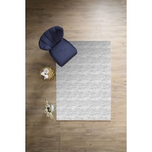 Napoli Home Dijital Baskılı Sade Düz Desen Yıkanabilir Kaymaz Yolluk Mutfak Salon Halısı, Sade-61-Gri,