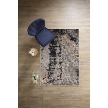 Napoli Home Dijital Baskılı Sade Geçişli Model Yıkanabilir Kaymaz Yolluk Mutfak Salon Halısı, Sade-74-Antrasit,