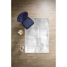 Napoli Home Dijital Baskılı Sade Desen Yıkanabilir Kaymaz Yolluk Mutfak Salon Halısı, Sade-71-Gri,