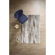 Napoli Home Dijital Baskılı Sade Motifli Yıkanabilir Kaymaz Yolluk Mutfak Salon Halısı, Sade-98-Kahve,