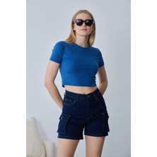 H&O Kadın Crop T-Shirt