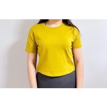 H&O Kadın Crop T-Shirt