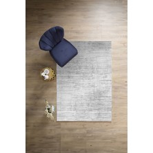 Napoli Home Dijital Baskılı Sade Düz Dekoratif Yıkanabilir Kaymaz Yolluk Mutfak Salon Halısı, Sade-83-Gri,