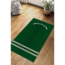 Napoli Home Dijital Baskılı Kaymaz Taban Yıkanabilir Hediyelik Çeyizlik Namazlık Seccade, Seccade-64-Yeşil,