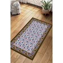 Napoli Home Dijital Baskılı Kaymaz Taban Yıkanabilir Hediyelik Çeyizlik Namazlık Seccade, Seccade-67-Kahve,