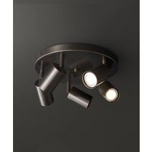 Mylights  Spor Modern  Beşli LED   LED Avize Spot Plofonyer Hareketli Avize