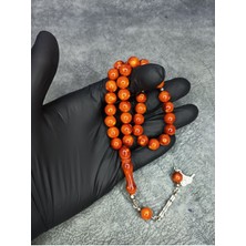 Mos Tesbih Küre Hareli Toz Kehribar Tesbih