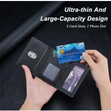 Cover Center Magsafe Özellikli Cüzdan Mıknatıslı 5 Bölmeli Stand Olabilen Suni Deri Kartlık Cüzdan