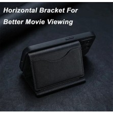 Cover Center Magsafe Özellikli Cüzdan Mıknatıslı 5 Bölmeli Stand Olabilen Suni Deri Kartlık Cüzdan