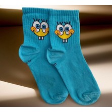 Airsocks 6'lı Kız Çocuk Rengarenk Karakterli Tenis Çorap