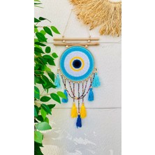 Makromenis Nazarlık Düşkapanı Nazar Boncuğu Kapı Süsü Duvar Süsü Dreamcatcher