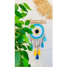 Makromenis Nazarlık Düşkapanı Nazar Boncuğu Kapı Süsü Duvar Süsü Dreamcatcher