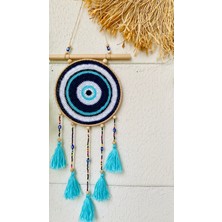 Makromenis Nazarlık Düşkapanı Nazar Boncuğu Kapı Süsü Duvar Süsü Dreamcatcher