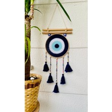 Makromenis Nazarlık Düşkapanı Nazar Boncuğu Kapı Süsü Duvar Süsü Dreamcatcher
