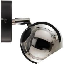 Mylights  Krom Spot  Tekli Kure Panasonıc Gun Isıgı Ampullu Hareketli Duvar Aplik  Gece Lambası Okuma Lambası  LED Aplik