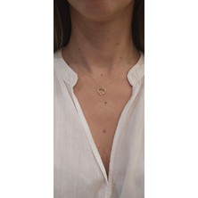 G&A Jewels Pırlantalı 14 Ayar Altın Kalp Kolye