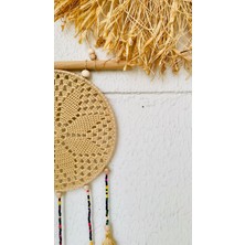 Makromenis Nazarlık Düşkapanı Nazar Boncuğu Rüya Tutucu Kapı Süsü Duvar Süsü Dreamcatcher Mandala