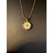 Aytun Yıldız Gold Çelik Kolye