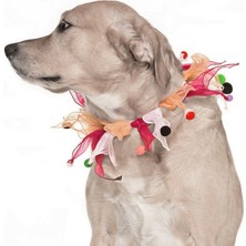 Petza Köpek Lastikli Ponpon Yakalık Mudi