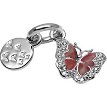 Dumledo Türünün Tek Örneği Gümüş Kelebek Charm | 925 Ayar Gümüş