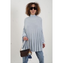 Zelish My Sister Balıkçı Yaka Panço Kazak