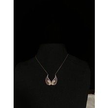 Bluevell 925 Ayar Gümüş Melek Kanatlı Kelebek Kolye