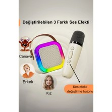 Karaoke Mikrofon Hoparlör Set Çocuklarla Eğlence Için Tam Aradığınız Özellikte Keyifli Vakitler Için
