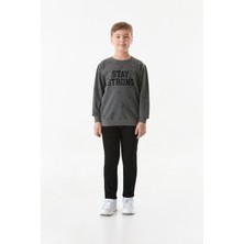 Fermuarlı Regular Fit Erkek Çocuk Pantolon