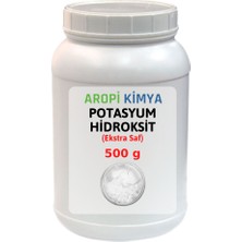 AROPİ POTASYUM HİDROKSİT  EXTRA SAF  KOH 500 G