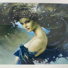 5d Yapışan Boncuk Goblen 30 x 40 cm Mozaik Tablo Pano 60138