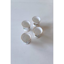 Royal Albert Moss Rose Bone China Antika Yumurtalık Küçük Boy 4 Parça