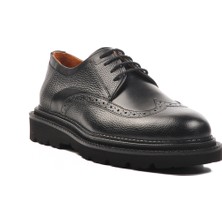 Ayakmod Siyah Deri Erkek Casual Ayakkabı