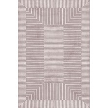 Net Room Dijital Baskı Modern Salon Mutfak Koridor Halısı Kaymaz Taban Pembe 4006