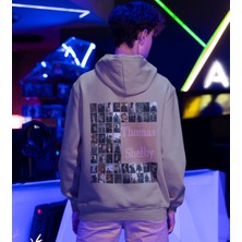 Terzili Giyin Peaky Blinders-Thomas Shelby Albüm Baskılı Kapüşonlu Kanguru Cep Sweatshirt