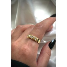 Leo'Stone Yeni Seri Xoxo Co Model Ayarlanabilir Kadın Çelik Yüzük