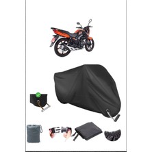 Breen Arora Ar 06 Için Kilit Uyumlu Siyah Motosiklet Branda, Güvenli, Su Geçirmez