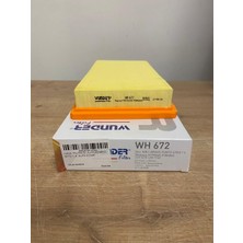 Monreal Wunder WH672 Hava Filtresi Alfa Romeo Mıto 1.4 / Fıat 500 1.4 / Bravo 1.4 / Doblo 1.4 / Lınea 1.4 / Punto Iı 1.4 / Tıpo 1.2