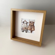 3D El Yapımı Ahşap Bebek  Çerçevesi / Boho Bebek Elbiselerim 4