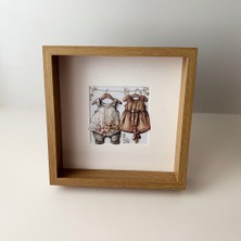 3D El Yapımı Ahşap Bebek  Çerçevesi / Boho Bebek Elbiselerim 4