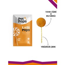 Pet Pops Lollipops Dondurularak Kurutulmuş Karışık Mix Lezzet Paketi Kedi Köpek Ödülü Lolipop 15'Li Lolipopu