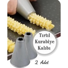 2li Plastik Tırtıl Tasarımlı Pratik Kurabiye Kalıbı Şekillendirici