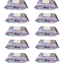 Sleepy Extra Doğal Lavanta Özlü Islak Yüzey Temizlik Havlusu - 100'lü 10 Paket
