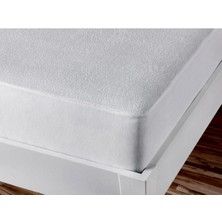 Moniva Home Pamuklu Fitted Sıvı Geçirmez Alez Tek Kişilik Çift Kişilik Battal Boy 180 x 200  cm
