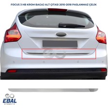 Ebal Oto Ford Focus 3 Krom Bagaj Alt Çıtası 2010-2018 Arası P. Çelik (Hb)