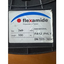 Flexamıd PA12 Phly 3x6 Flexamide - Polyamid 12 Phl, Hıphl, Phly Hava Hortumu (-40°c / +100°C)