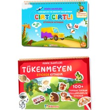 Minik Dahiler: Cırt Cırtlı Etkinlik(16-24 Ay) ve Tükenmeyen Sticker Kitabı Seti