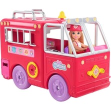 Barbie HCK73 Chelsea Itfaiye Aracı