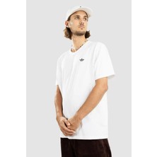 adidas Sb 4.0 Erkek Pamuklu Beyaz T-Shirt