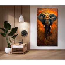 Loxodonta Africana Kanvas Tablo