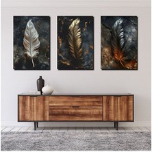 3lü Set Kanvas Tablo